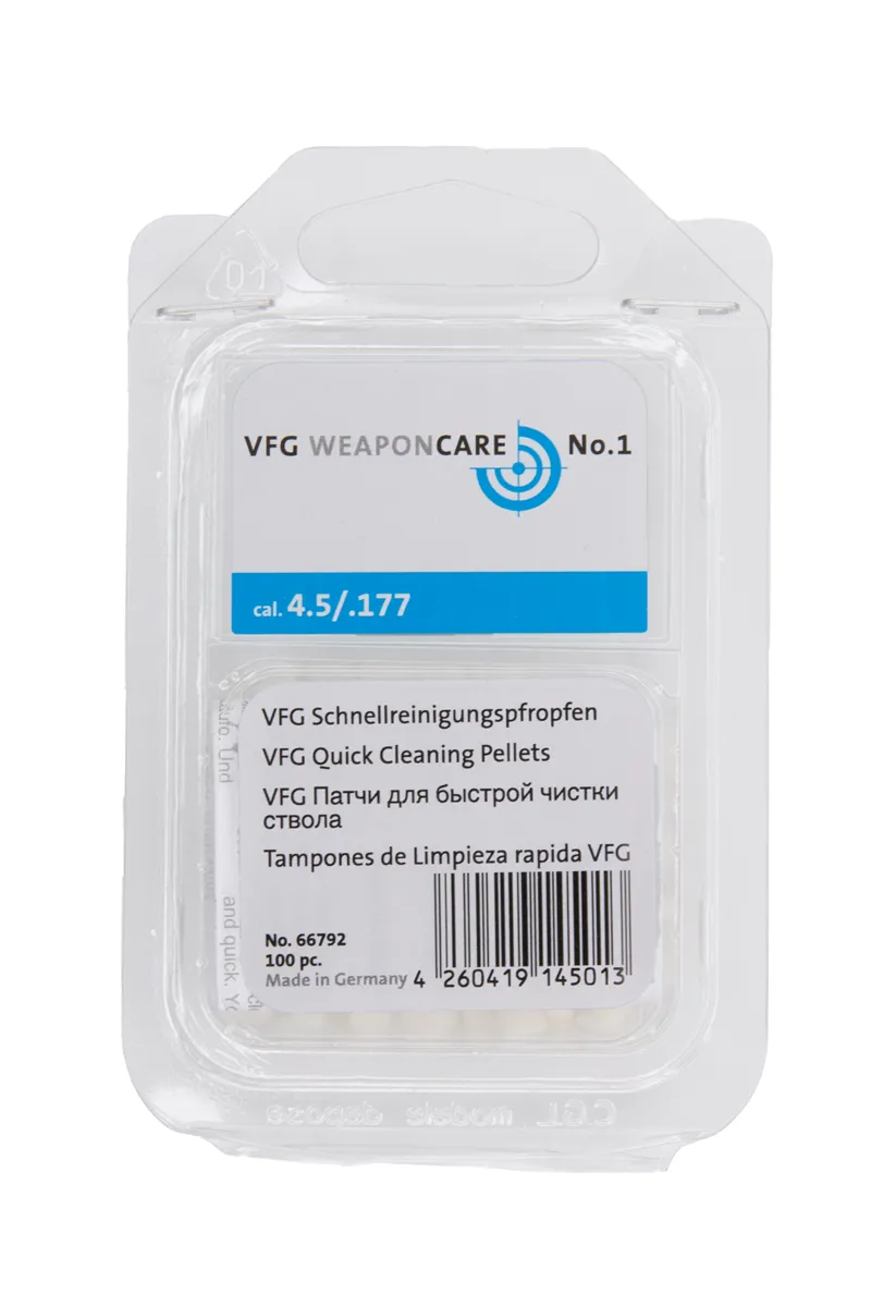 VFG Weaponcare Quick Cleaning Pellets .177
